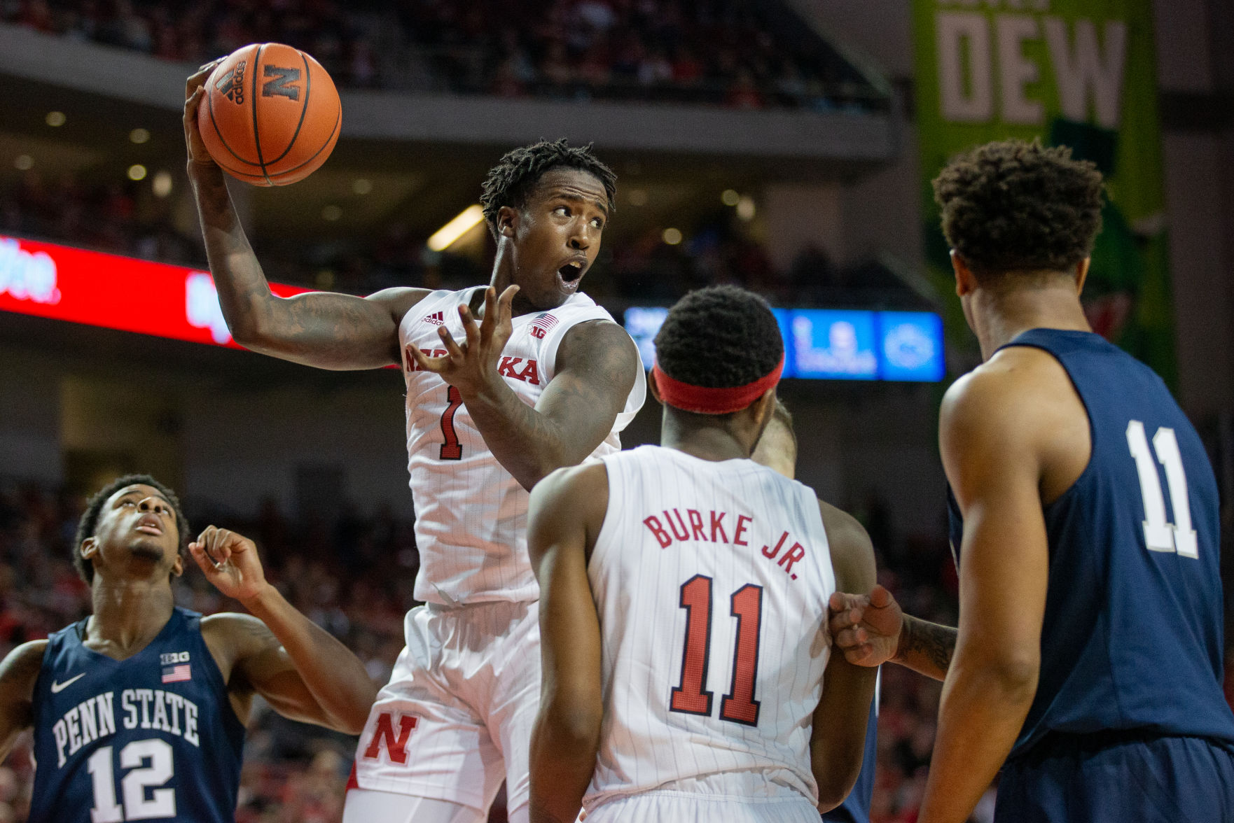 Nebraska Basketball vs. Penn State Photo No. 14